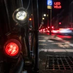 Éclairage vélo LED rechargeable puissant : feu avant et arrière visibles la nuit