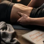 Massage diaphragme bienfaits : main sous-cage thoracique pour mieux respirer et apaiser le stress