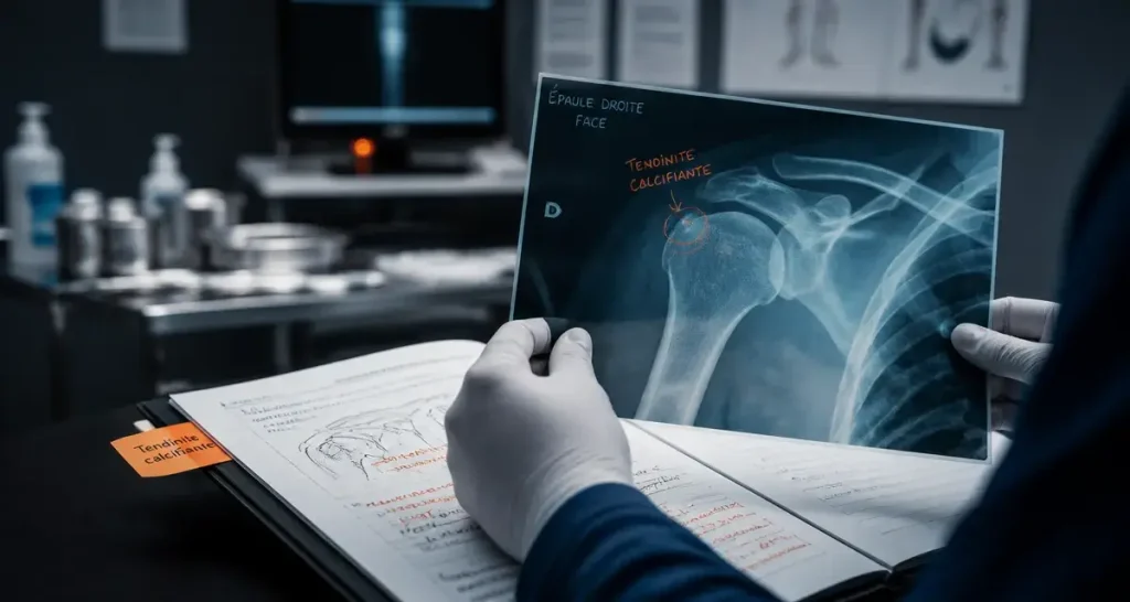 Radio de l’épaule pour une tendinite : utile pour les calcifications, limitée pour le tendon