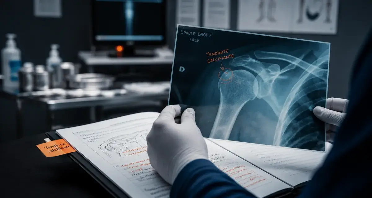 Radio épaule tendinite : cliché d’épaule et calcifications