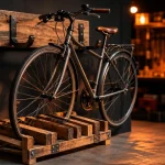 Rangement velo fait maison : vélo mural DIY au garage