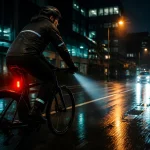 À vélo de nuit en ville : feux, visibilité latérale