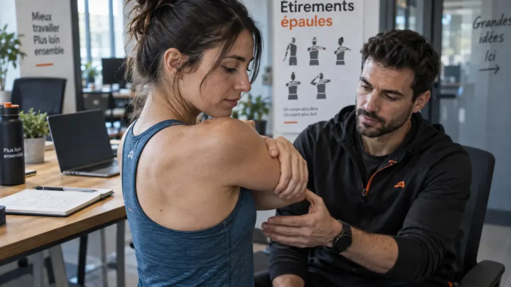 5 étirements des épaules pour relâcher la nuque et améliorer la mobilité