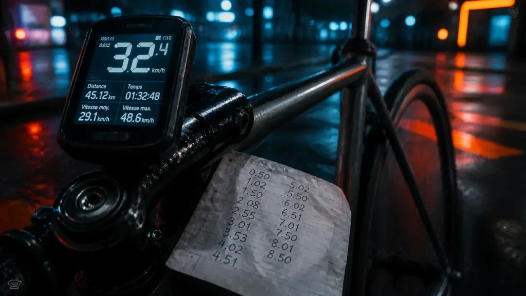 Comment calculer sa vitesse à vélo, son chrono et ses conversions sans se tromper ?