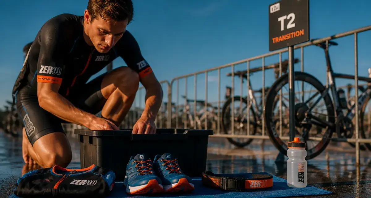 Équipement triathlon : trifonction et accessoires T2, débutant