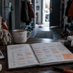 Journée type familiale : horaires souples, matin et crèche