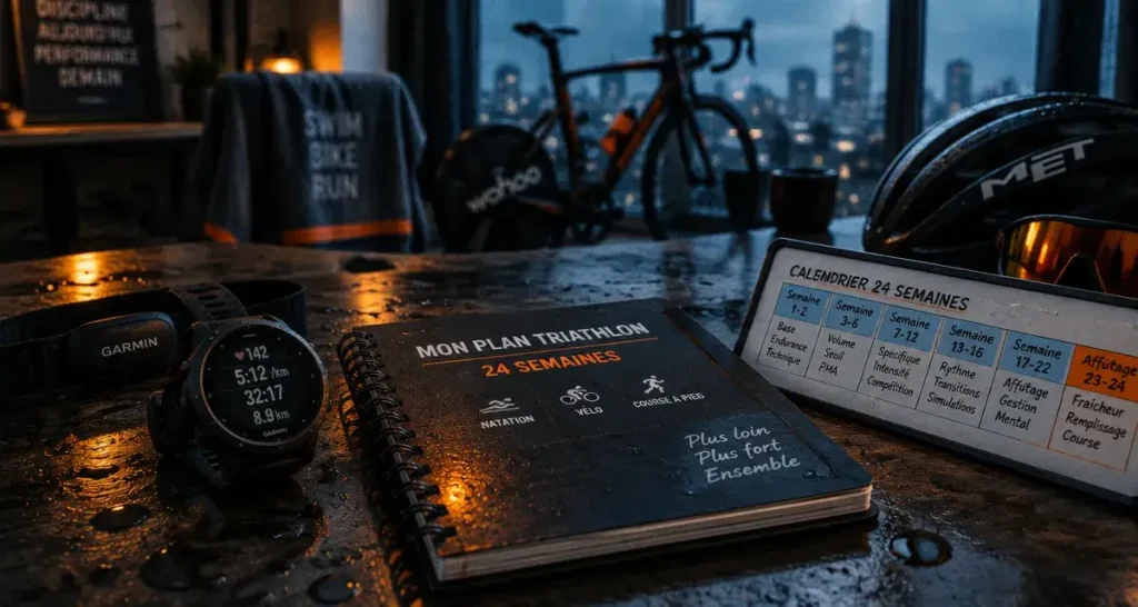 Plan d’entraînement Ironman sur 24 semaines : construire l’endurance et arriver frais