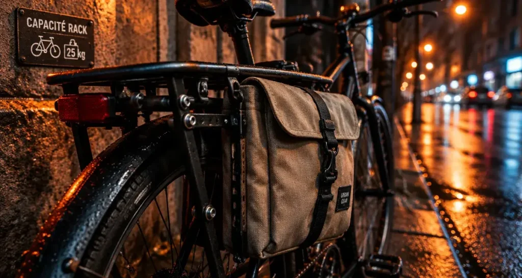 Porte-bagages vélo : la compatibilité avant la charge pour des sacoches stables