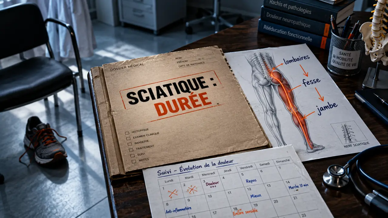 Une sciatique dure combien de temps : durée 4 à 8 semaines et consultation
