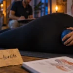 Tendino bursite moyen fessier+traitement : coussin élastique pour soulager la douleur hanche