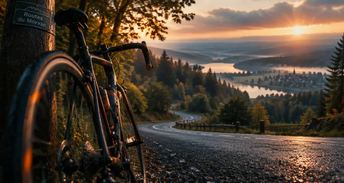 Vélo sur route du Morvan : topo guide cyclo les routes du morvan à vélo, 1 199 m de dénivelé